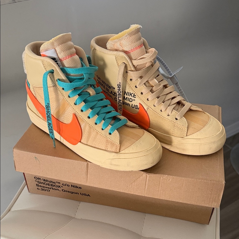 Nike / Off White The 10: Nike Blazer Mid Sneakers Size 6